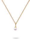 9ct Gold Simple Pearl Pendant