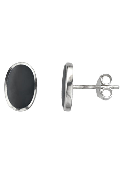 Black Onyx Studs, Sterling Silver Black Onyx Gemstone Stud Earrings, O – Its Ambra - Foto 9