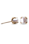 9ct Gold Earring Claw-Set Pearls