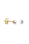 9ct Gold Simple Pearl Stud Earring
