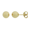 9ct Gold Earring Ball Stud 6mm