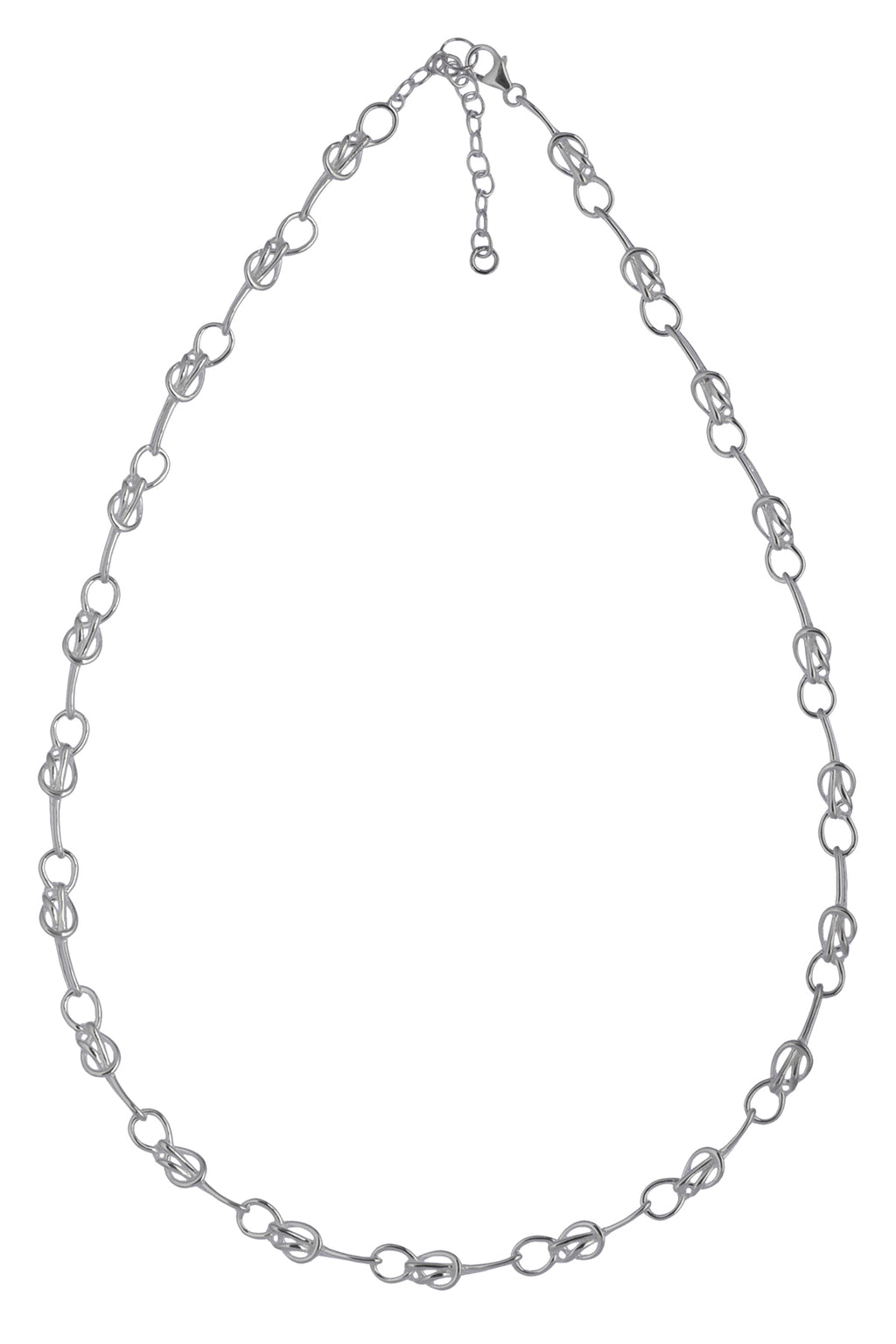 Silver Bowline Necklace