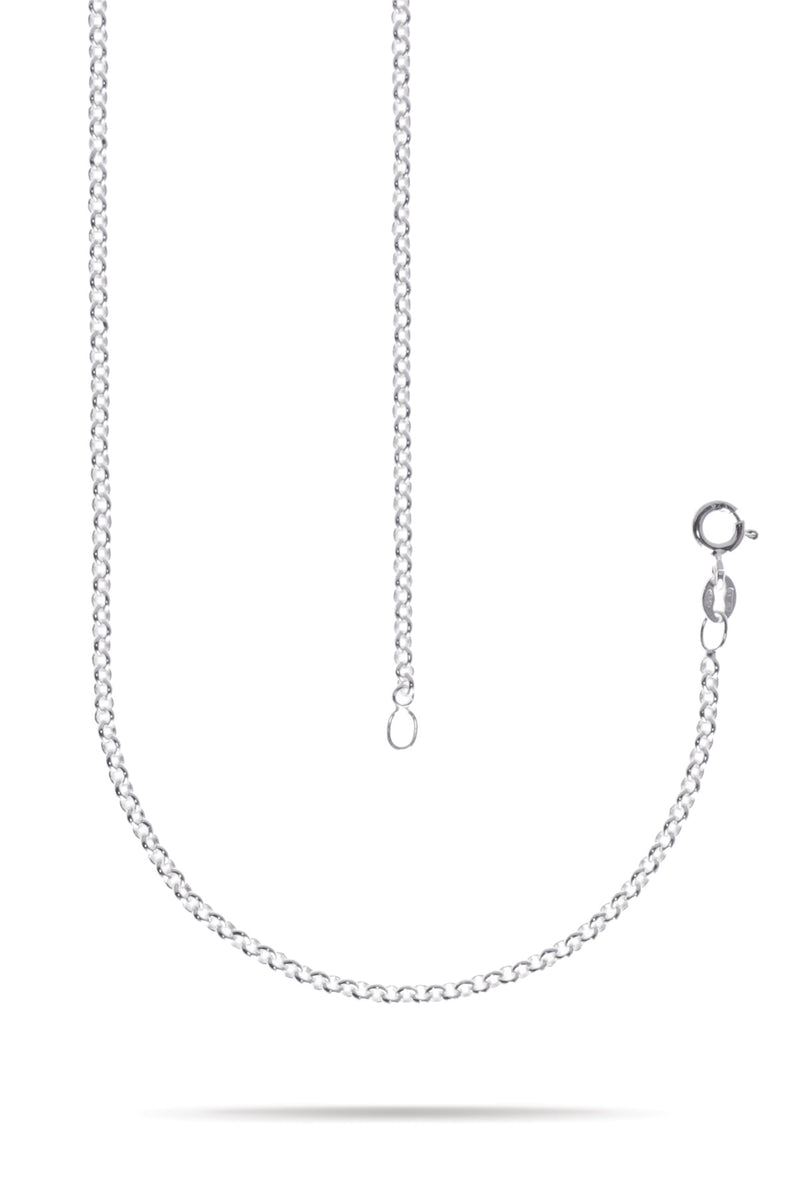 Sterling Silver Slim Belcher Chain