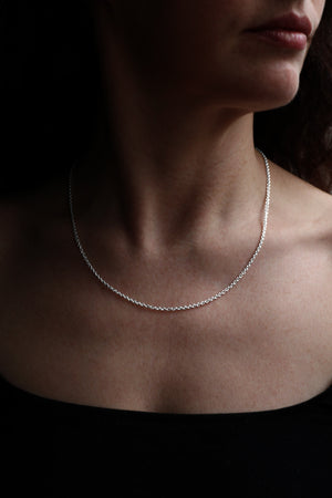 Sterling Silver Slim Belcher Chain