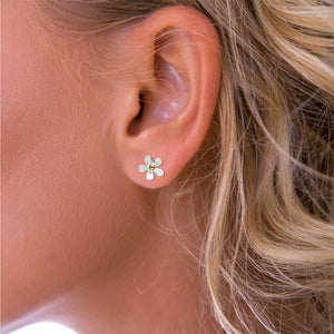 Camomile Flower Stud Earrings