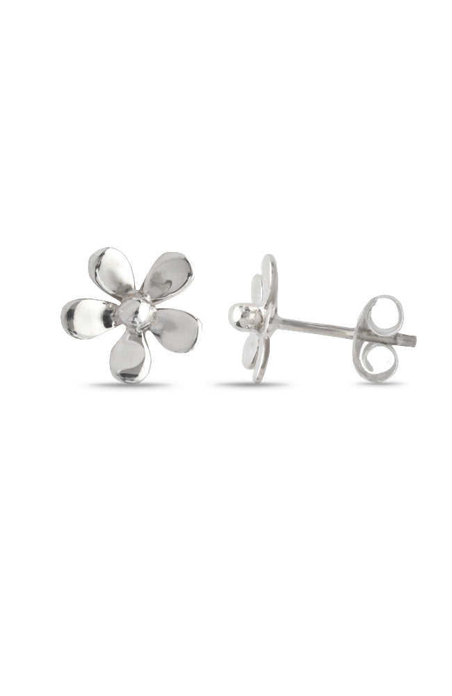 Sterling Silver Flower Earrings