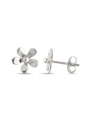 Sterling Silver Flower Earrings