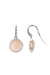 Silver Agate Drop Earrings