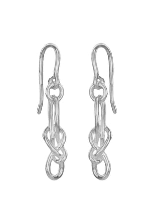 Silver Bowline Earrings