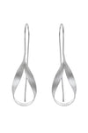 Silver Loop Drop Earrings