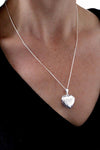 Silver Heart Locket Pendant