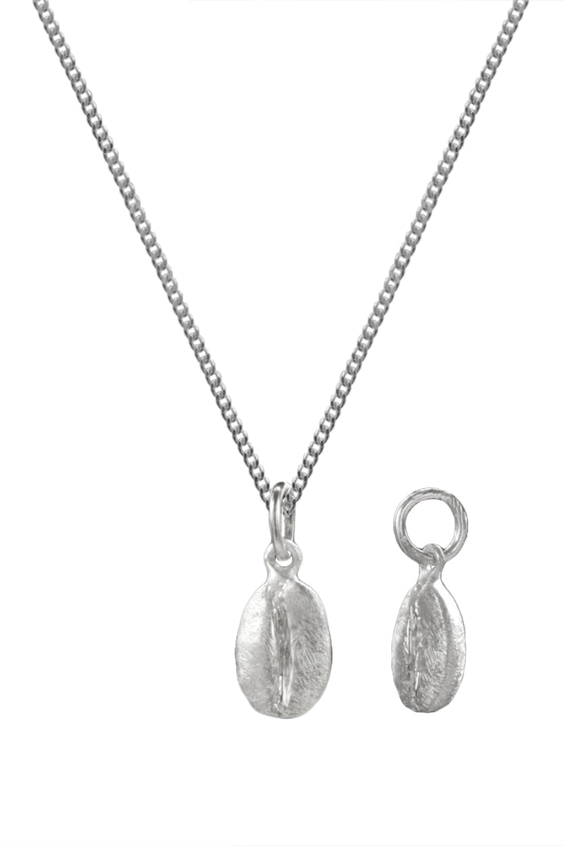 Coffee Bean Pendant and Chain