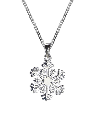 Silver Snowflake Pendant