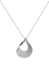 Sterling Silver Fluted Pendant