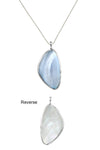 Double-Sided Shell Pendant & Chain