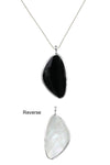 Double-Sided Shell Pendant & Chain