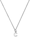 Silver Initial Pendant on chain