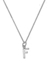 Silver Initial Pendant on chain