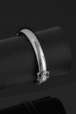 Sterling Silver Domed Bangle