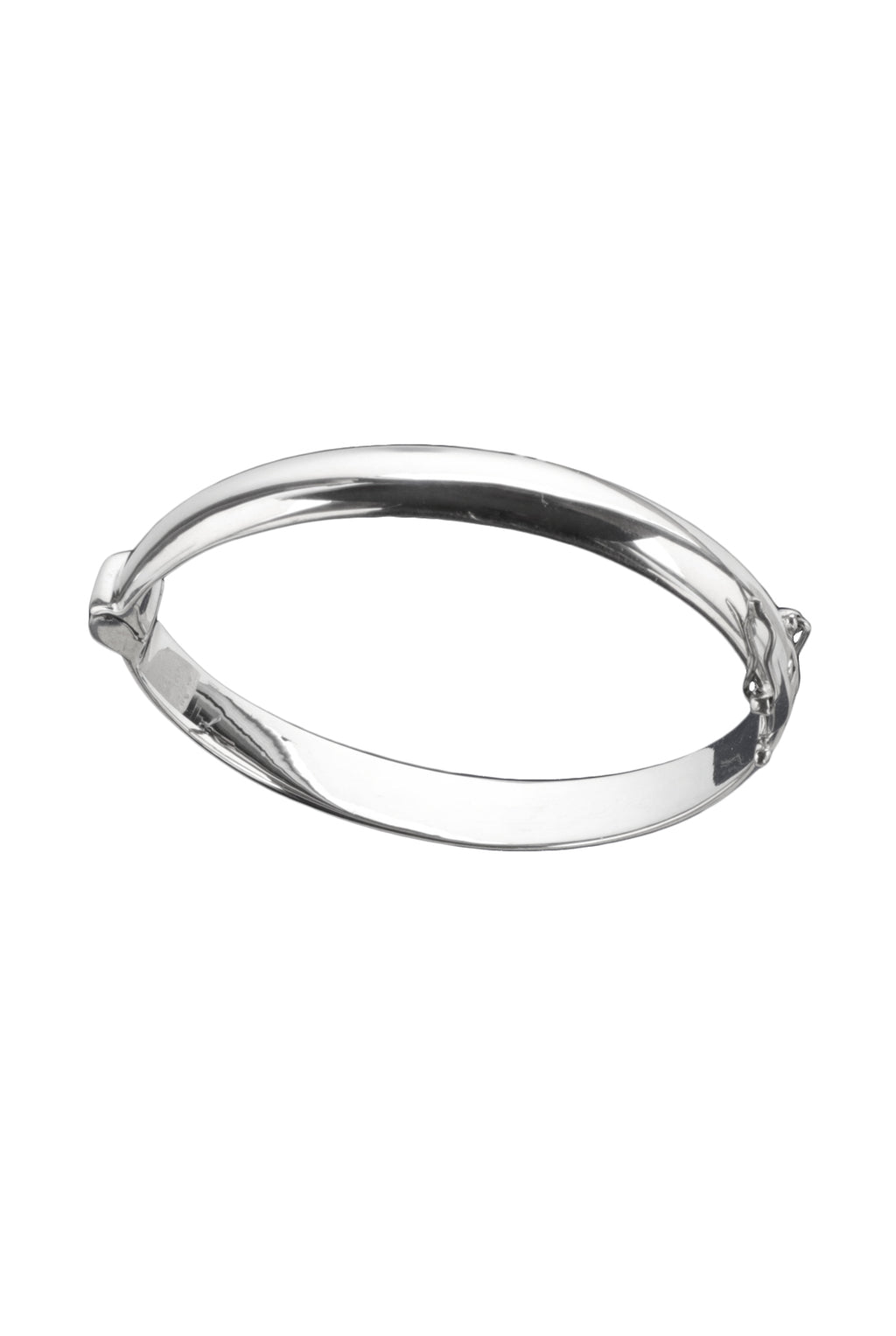 Sterling Silver Domed Bangle