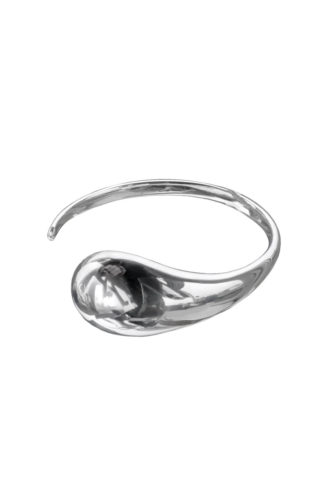 Silver Comet Cuff Bangle