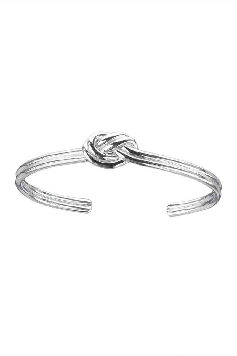 Silver Knot Bangle – NinaBreddal