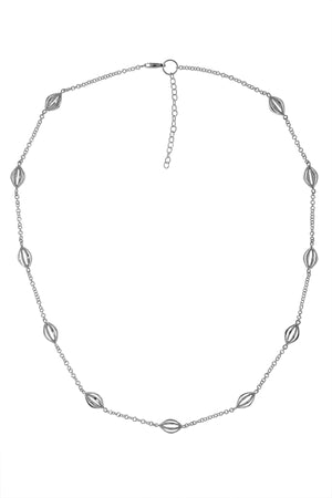 Sterling Silver Lantern Necklace