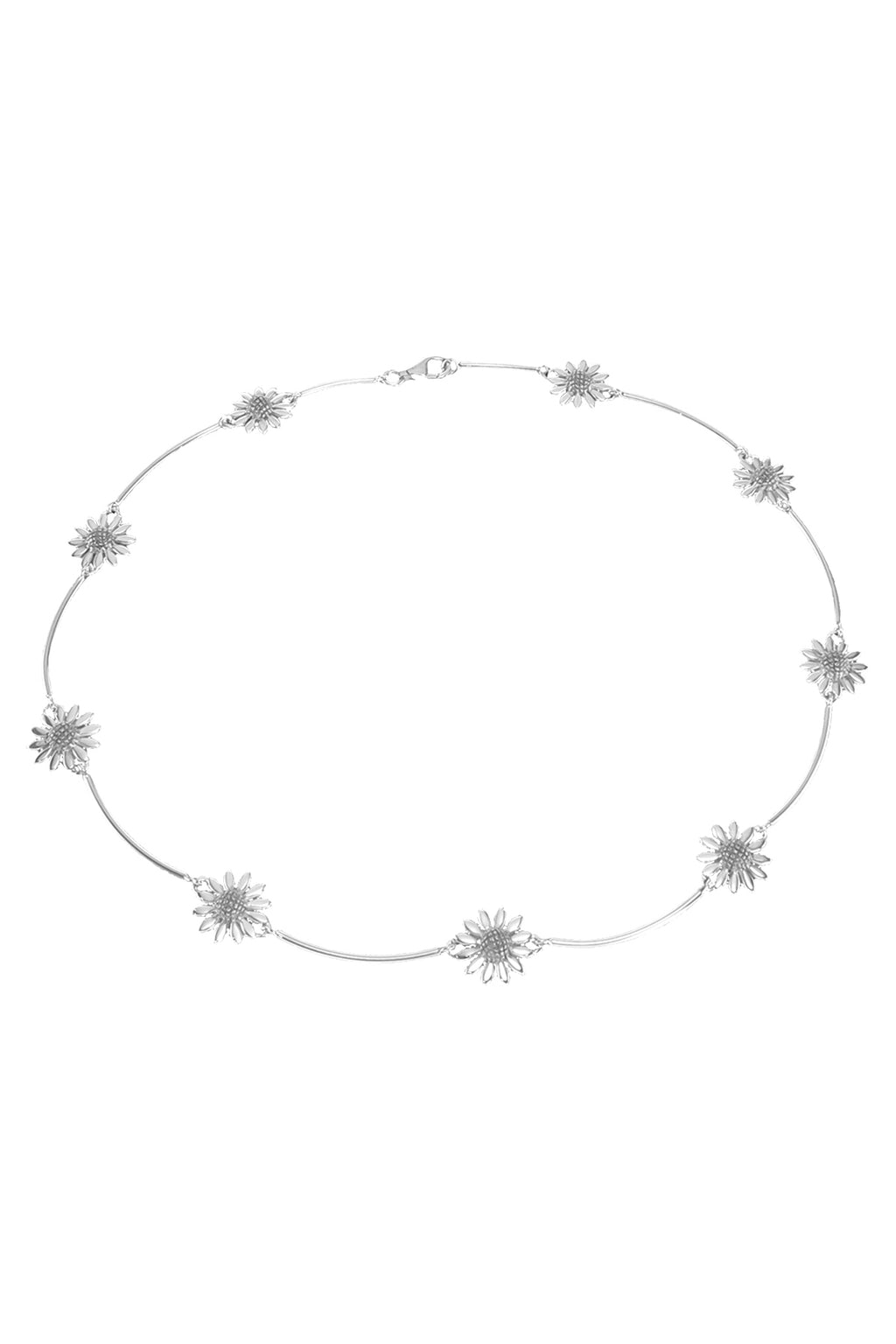 Silver Daisy Chain Necklet