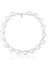 Double Loop Silver Necklet