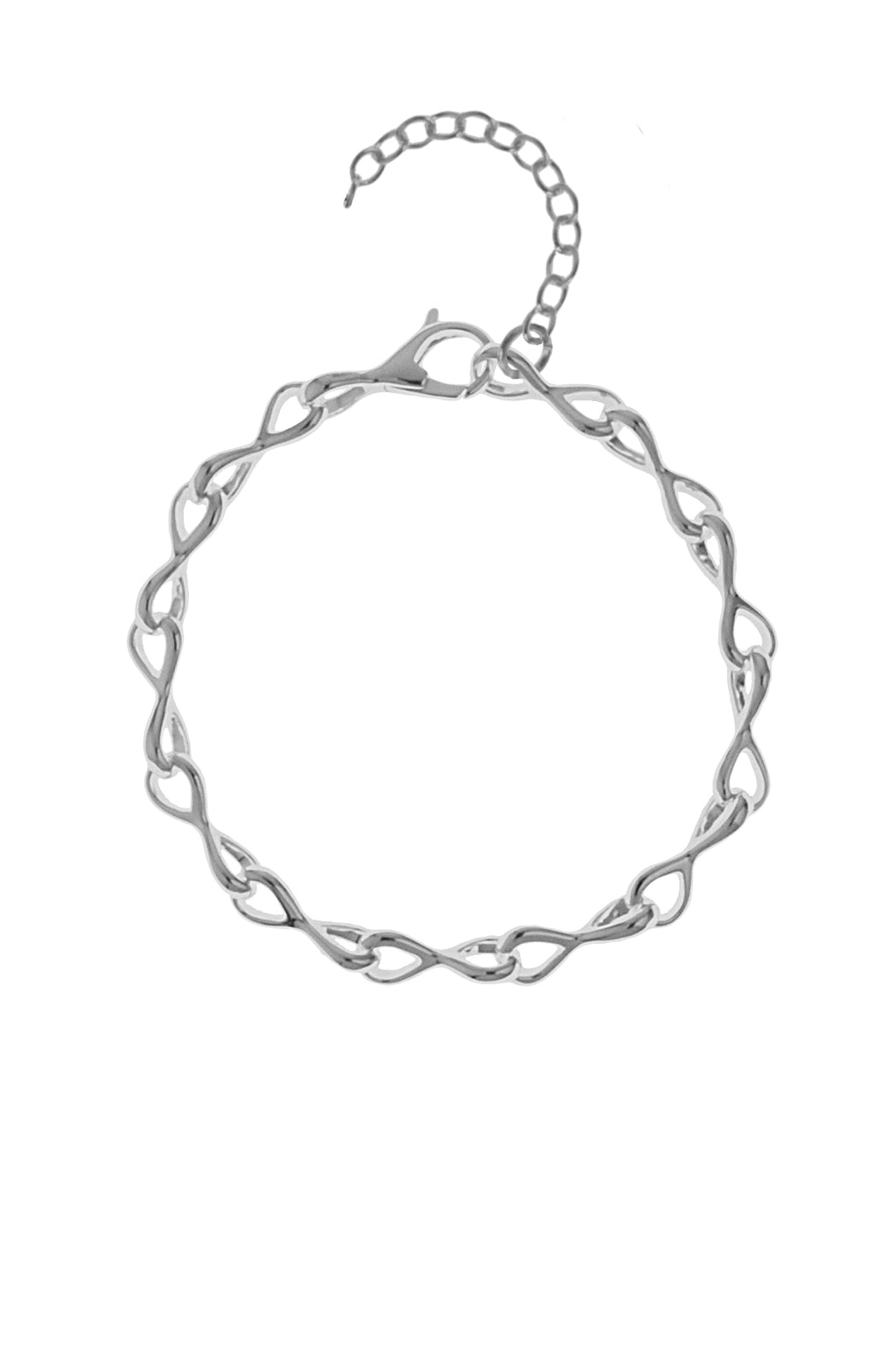 Sterling Silver Keyhole Bracelet