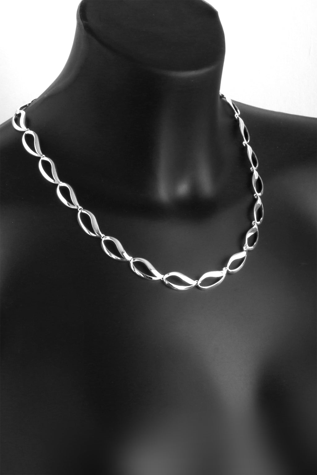 Sterling Silver Wave Collar