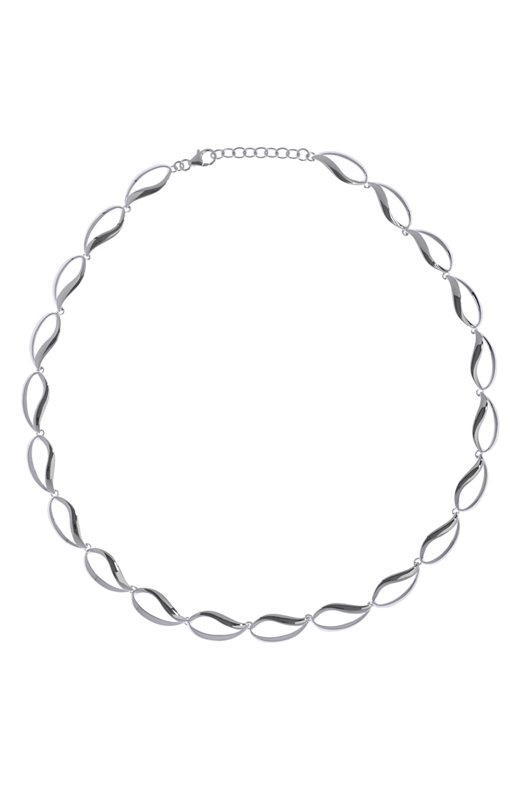 Sterling Silver Wave Collar