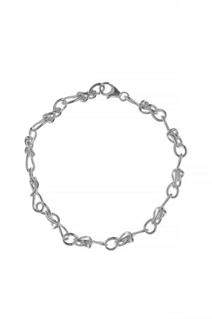 Silver Bowline Bracelet