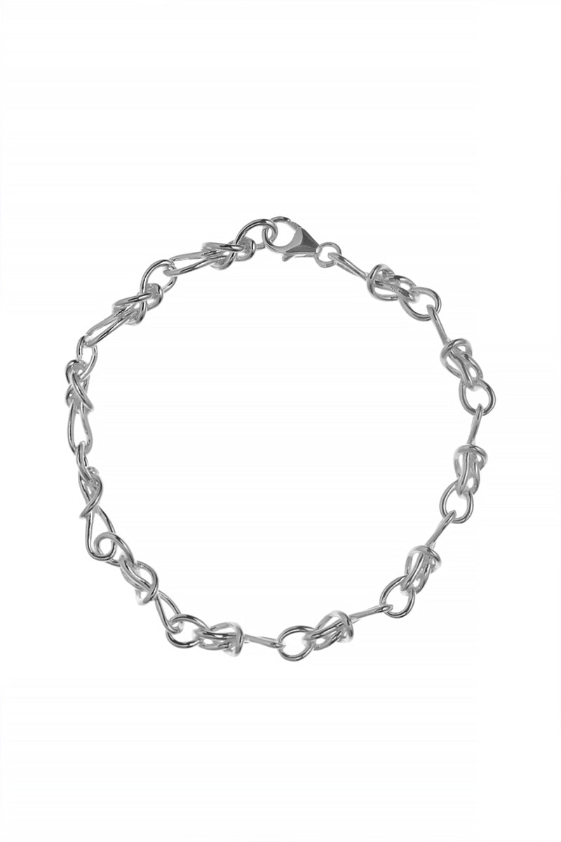 Silver Bowline Bracelet