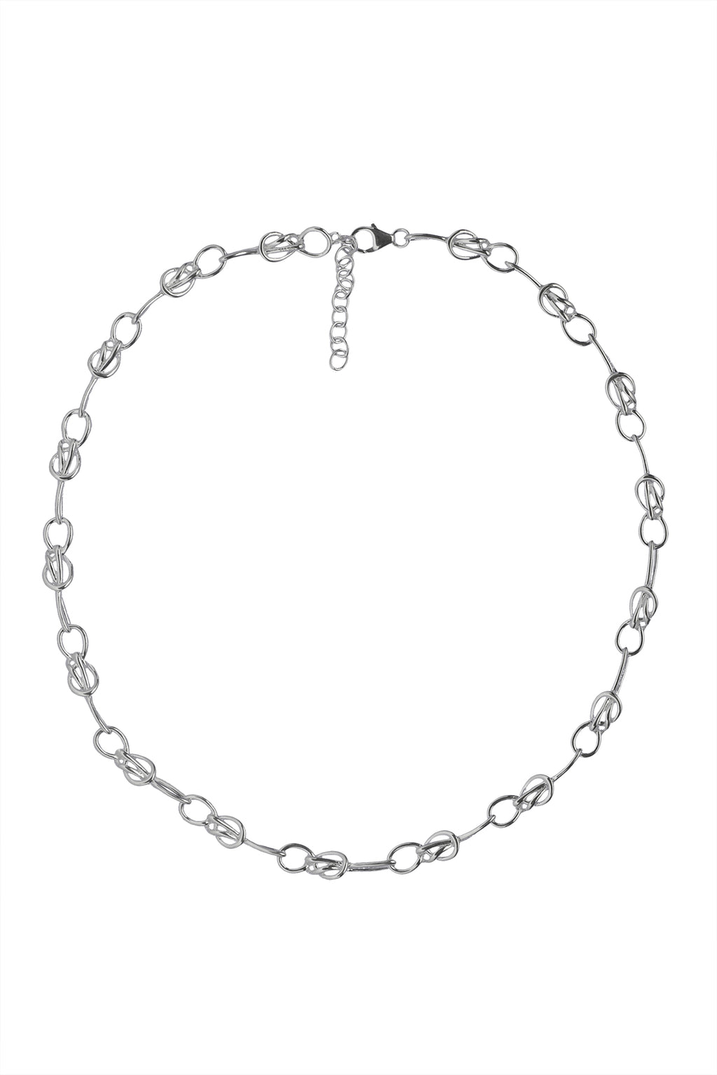 Silver Bowline Necklace