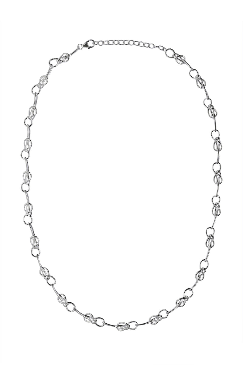 Silver Bowline Necklace