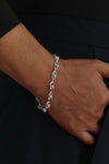 Sterling Silver Keyhole Bracelet
