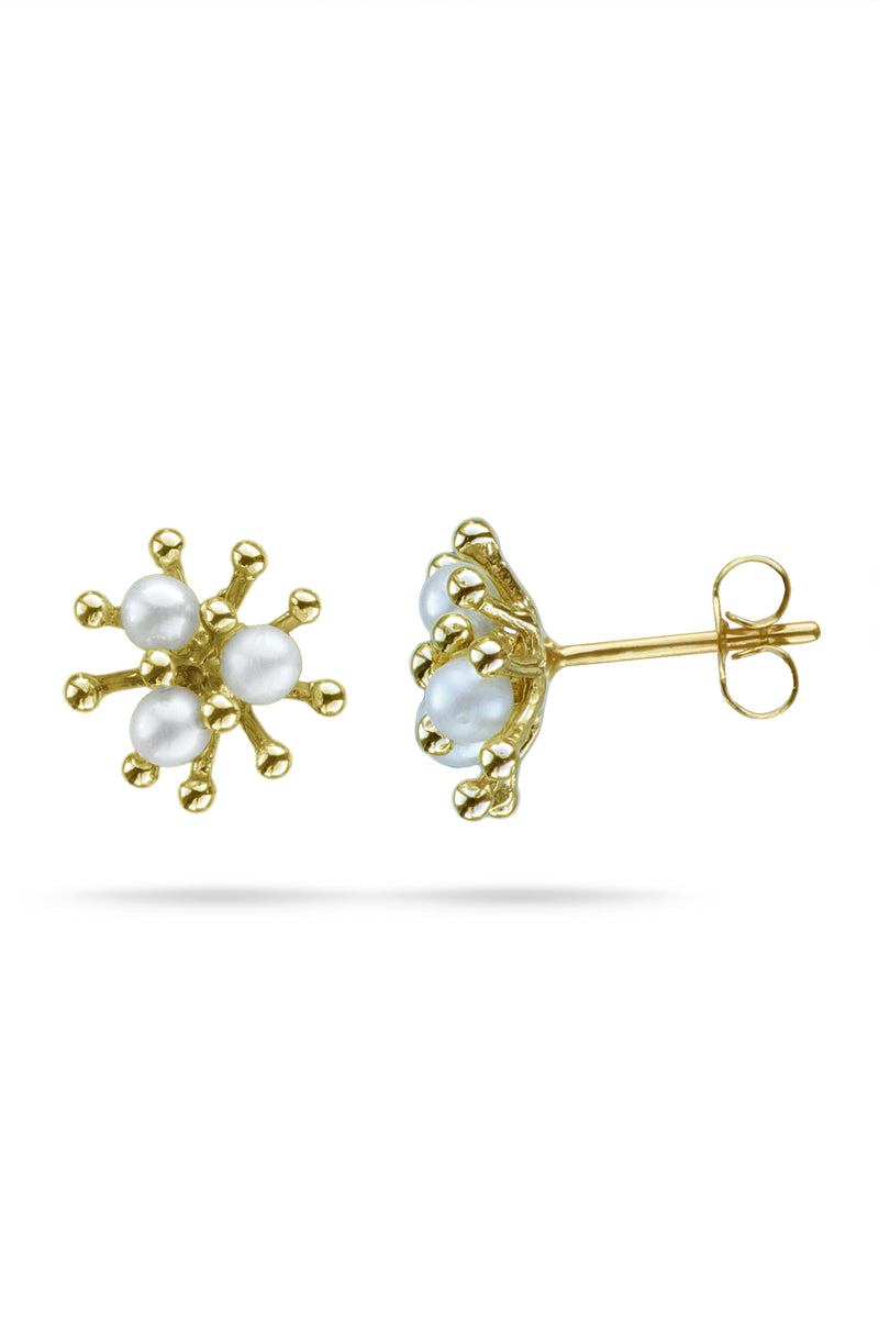 9ct Gold Hedgehog Earrings