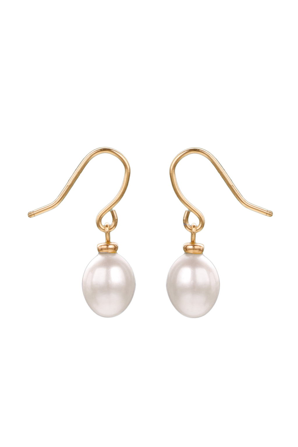 9ct Gold Freshwater Pearl Drop Earrings