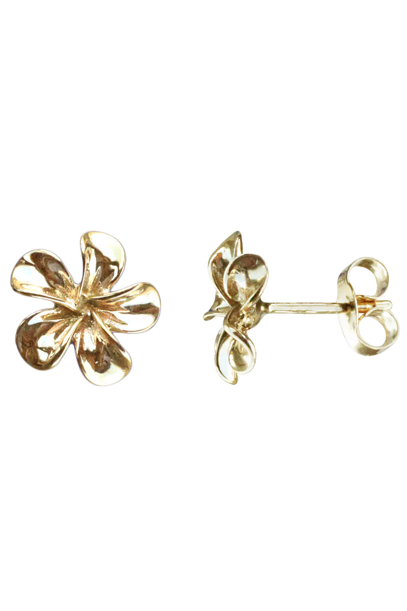 Gold Flower Stud Earring