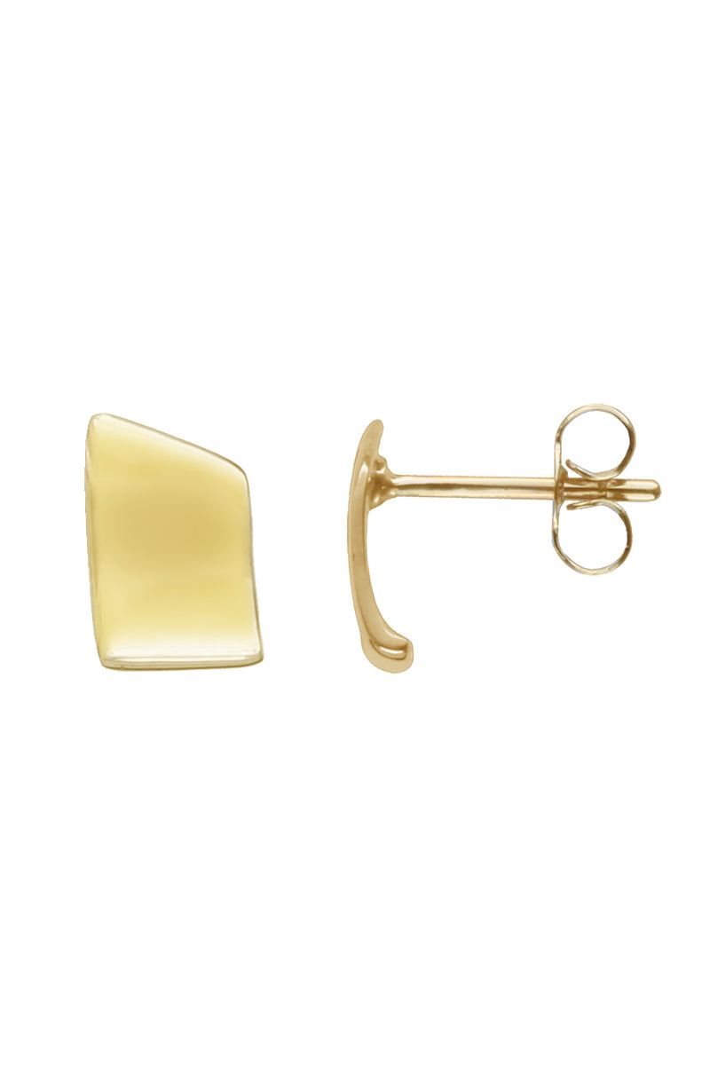 Polished Gold Earrings