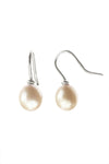 Freshwater Pink Pearl Earrings in 9ct Yellow Gold