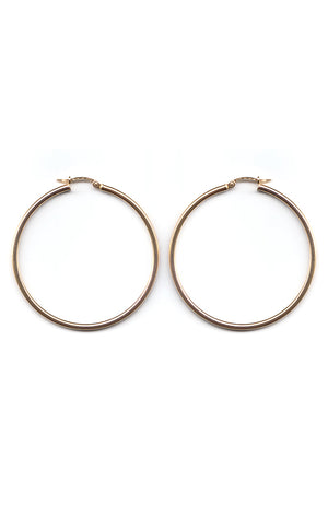 Gold Hoop Earrings | Nina B Jewellery