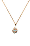 9ct Gold Opal Cluster Pendant