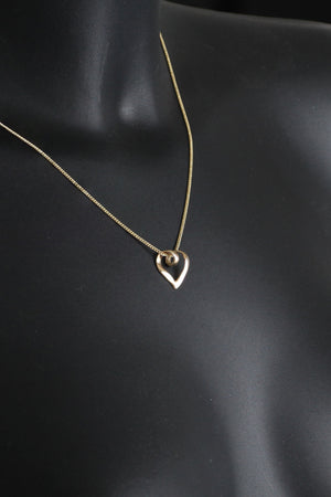 9ct Gold Pendant Twisted Heart