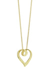 9ct Gold Pendant Twisted Heart