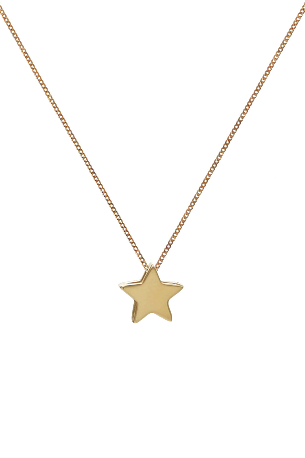 Solid Gold Star Pendant
