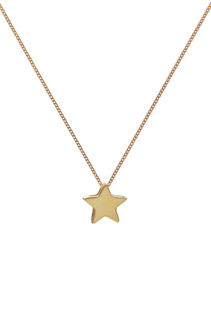 Solid Gold Star Pendant