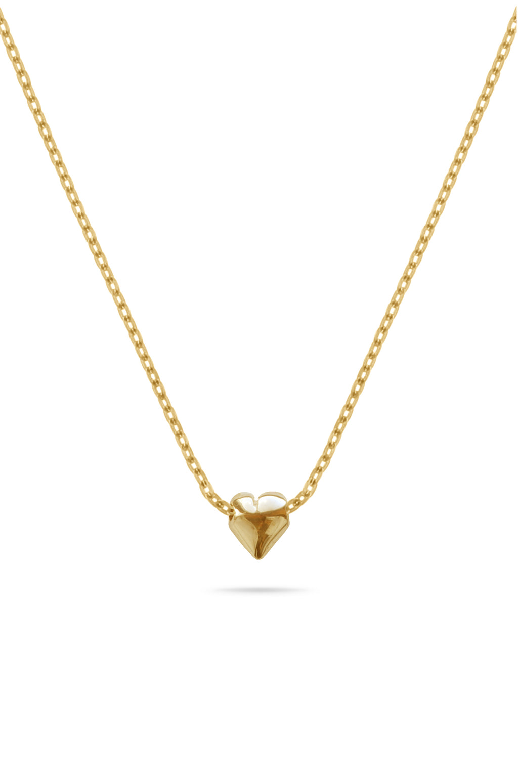Gold Tiny Heart Pendant