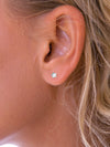 Silver Mini Star stud earrings